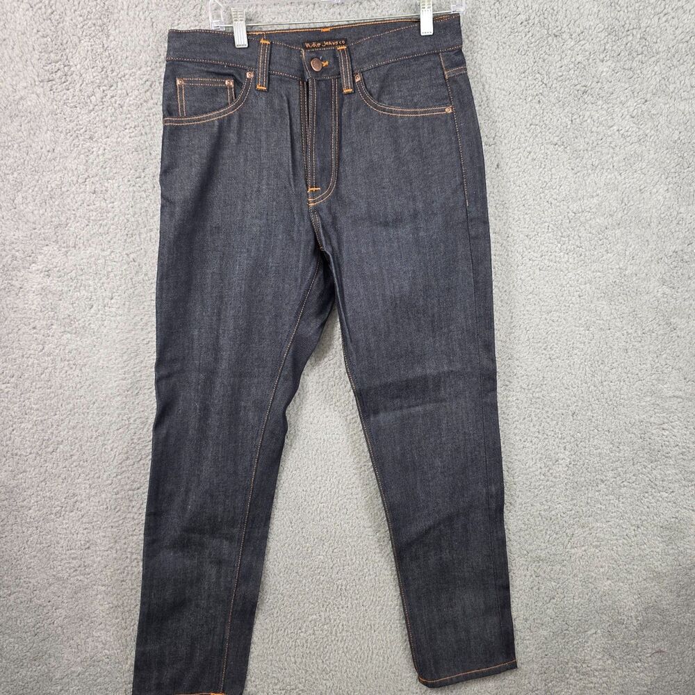 NWT Nudie Jeans Steady Eddie II Dry Gene Men's 30W-30L  Button Fly